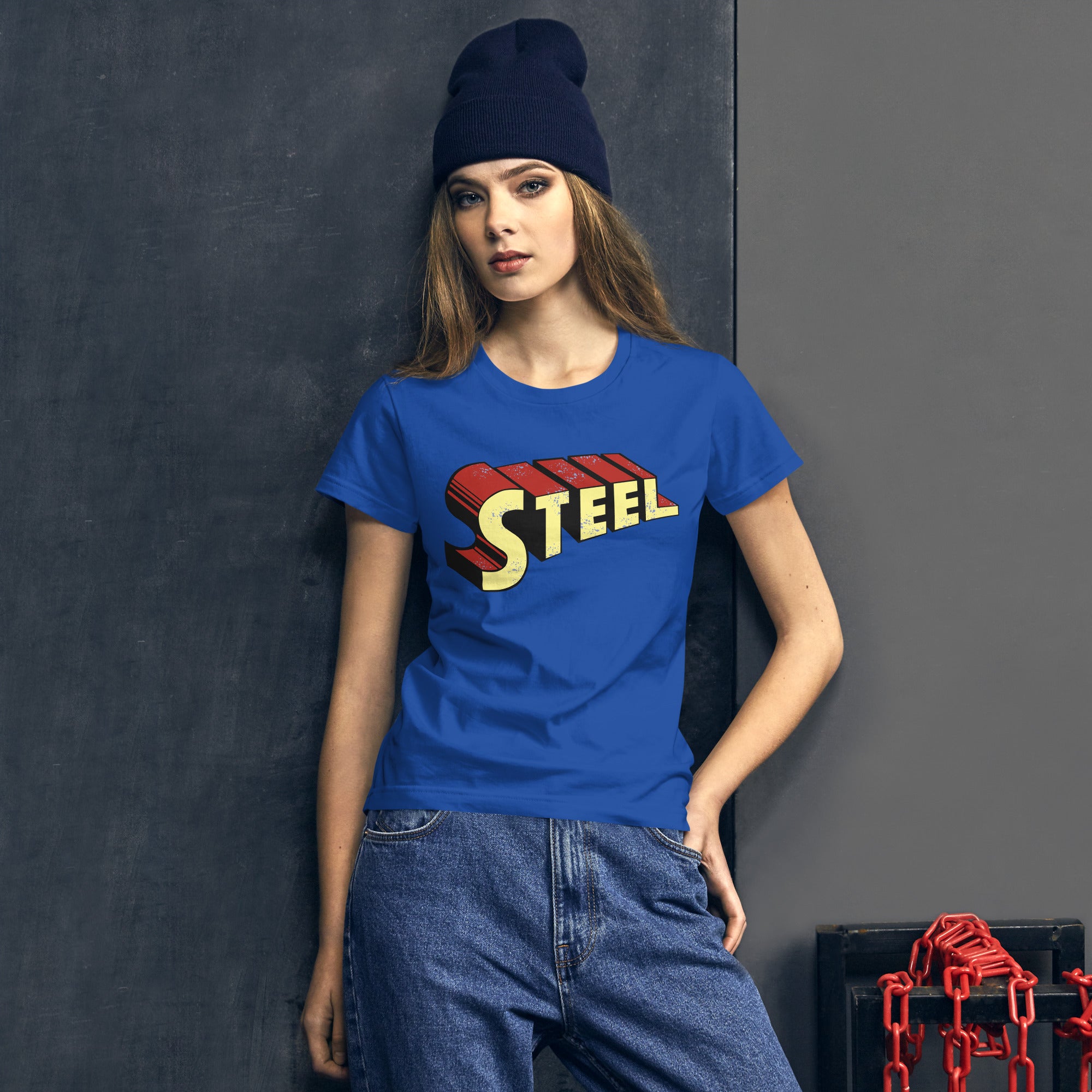 Steel Fitted Hero Tee