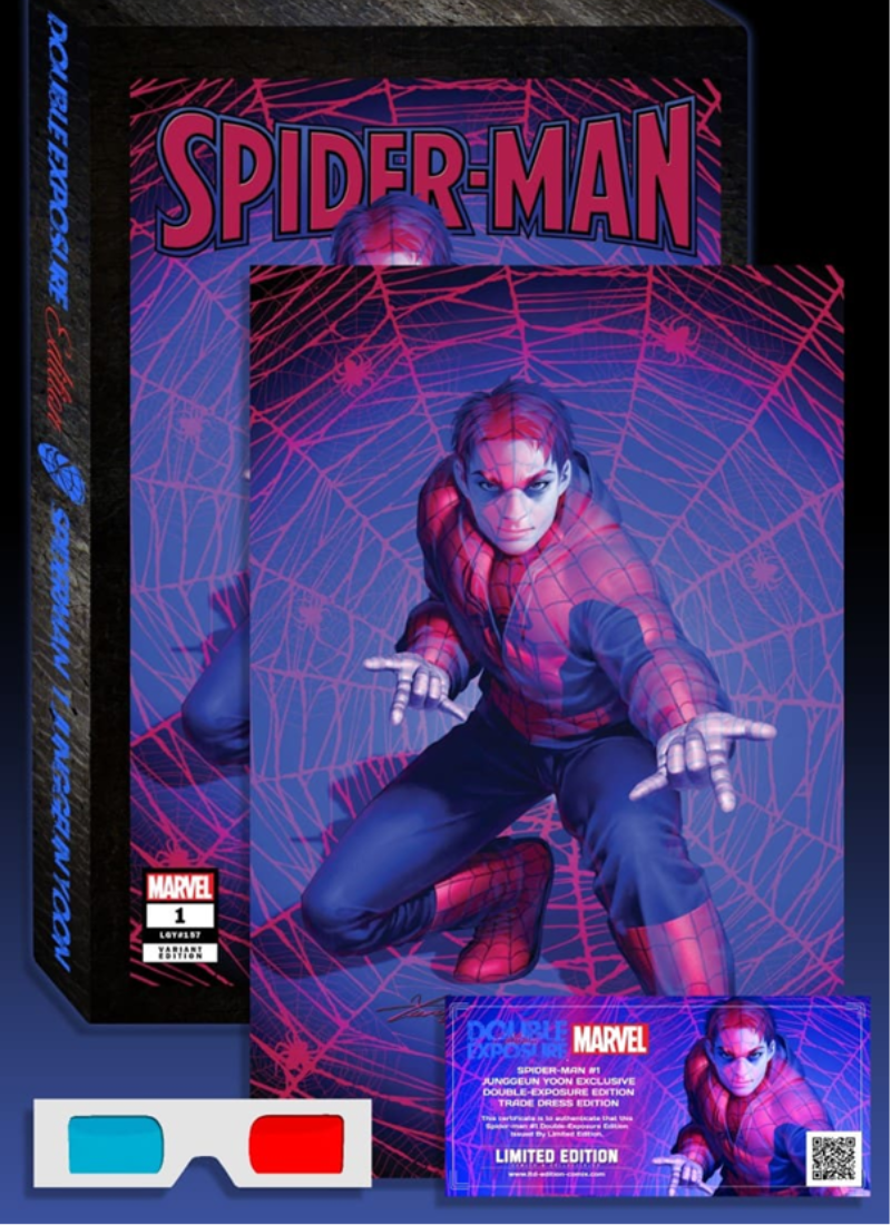 Spider-Man #1 Double Exposure Trade and Virgin Limited Edition Box Set